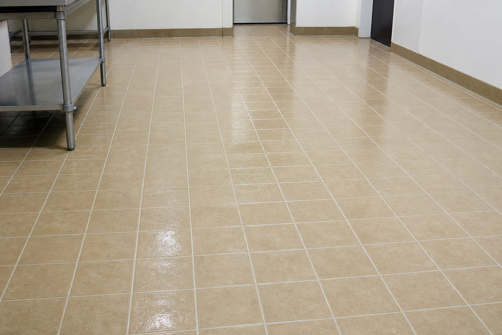 Commercial tile and grout cleaning after cleaning